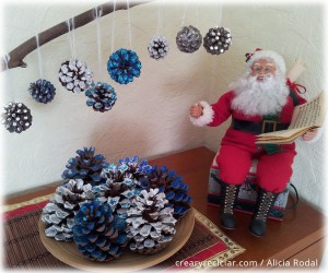 Cómo reutilizar las piñas de los pinos para la decoración de nuestro hogar en Navidad
