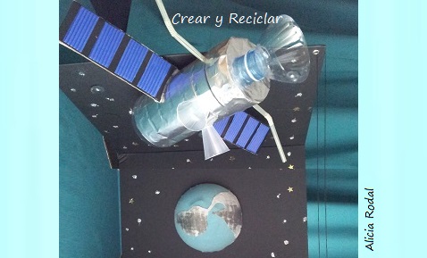 Maqueta de satélites y los planetas ⭐️ Crear y Reciclar