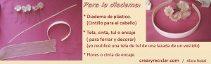 materiales diadema o cintillo