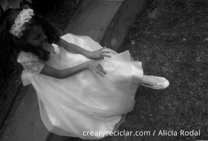 zapatos y diadema comunión