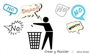 Nunca debemos tirar las pilas con el resto de la basura