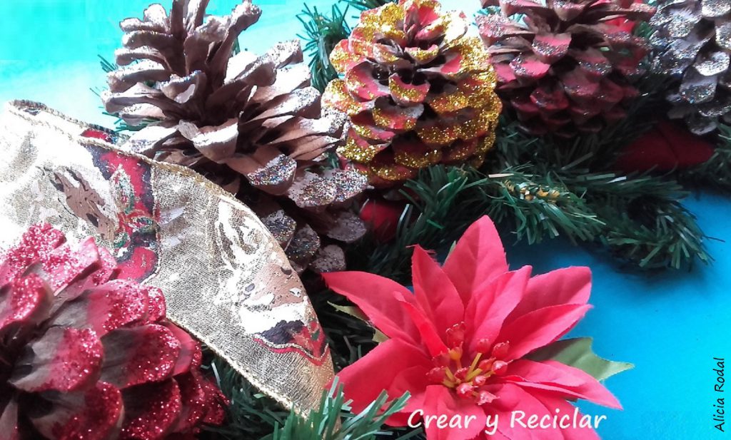 Cómo reutilizar las piñas de los pinos para la decoración de nuestro hogar en Navidad