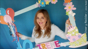 Cómo hacer un marco selfie para fiestas con reciclaje. DIY. Fácil, rápido y económico. Así los selfies con la familia y los amigos serán más divertidos