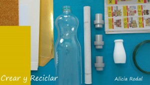 Lumiere DIY con reciclaje La Bella y La Bestia