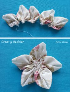 Ideas y trucos para hacer flores con retales - Crear y Reciclar