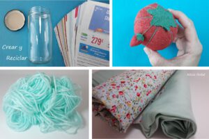 Mira qué fácil es tener tus materiales de costura bien organizados, rápido, económico y lo mejor de todo, con materiales reciclados.