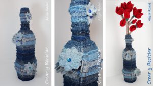 Como decorar BOTELLAS y frascos de VIDRIO reciclaje DIY. Ideas para reutilizar frascos de vidrio. Cómo hacer floreros, porta velas, costurero, organizador, con envases, frasco o botellas de vidrio, de varias formas tamaños y colores; y otros materiales reciclados.