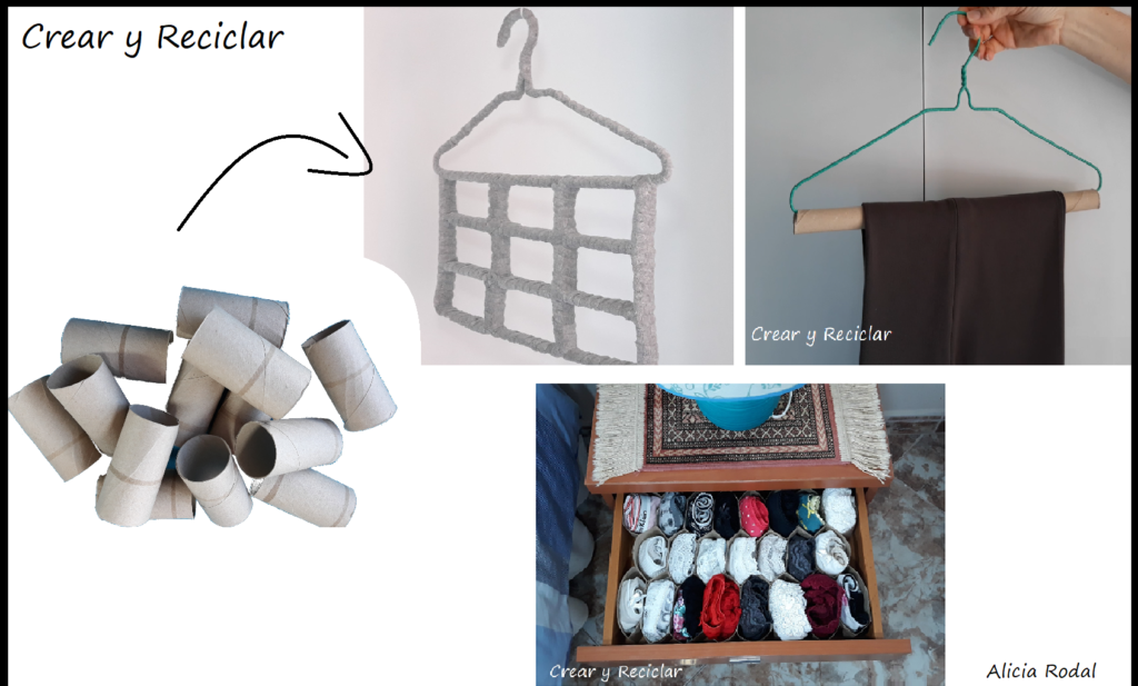 En este tutorial te muestro 3 ideas para organizar tu ropa con tubos de cartón. DIY. Reciclaje creativo. Ideas creativas