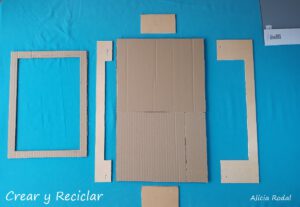 Cómo hacer un MUEBLE armario organizador con puerta y espejo, con un HUACAL o caja de madera Diy 