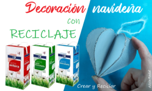 Como hacer Adornos para el árbol de NAVIDAD con CAJAS DE LECHE. En este video tutorial te muestro otras 2 ideas de cómo hacer adornos o figuras decorativas para el pino navideño, en los que voy a reutilizar cajas de leche, zumos, bebidas de soja, etc., los llamados envases de cartón Tetrabrik o Tetrapak.