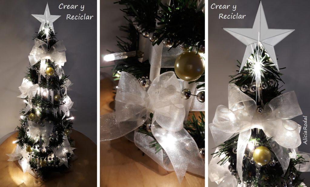 En este tutorial te muestro cómo hacer un árbol de Navidad con papel periódico o revistas. Esta manualidad es ideal para la decoración de espacios pequeños. Esta linda miniatura sirve para decorar cualquier rincón de tu hogar u oficina.