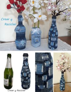 Cómo reciclar o reutilizar botellas de vidrio para hacer manualidades de decoración para nuestro hogar