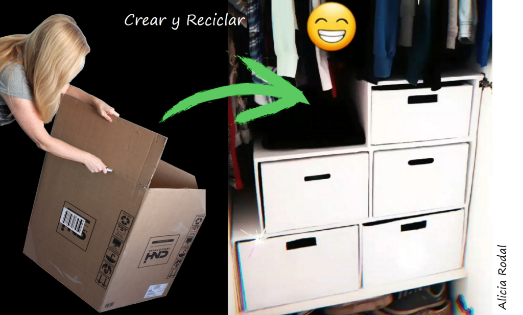 Muebles y cajones de cartón 6 ideas diferentes - Crear y Reciclar