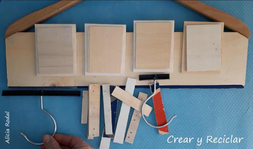 Cómo hacer un colgador de llaves, bufandas y mascarillas, con una simple caja de madera o huacal. DIY. 