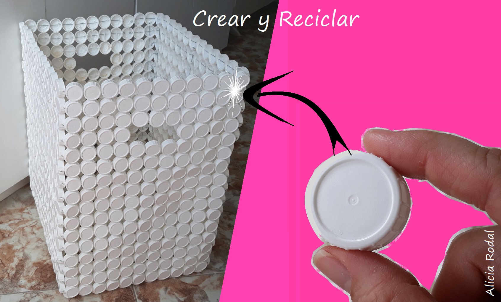 Una Idea Para Reutilizar Las Tapas De Plástico Crear Y Reciclar 8305