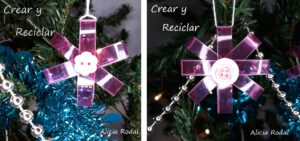 En este tutorial te muestro 2 ideas simples, rápidas y fáciles de hacer, con botellas plásticas para decorar el arbolito de Navidad