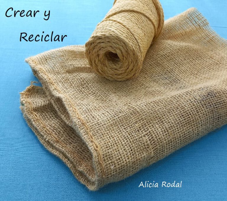 Ideas F Ciles Y R Pidas De Manualidades Con Tela De Saco E Hilo De Yute