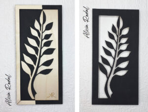 En mi tienda encontrarás una selección de piezas diseñadas y elaboradas completamente por mí. Cada objeto es una pequeña obra de arte. Mi tienda online de arte y regalos personalizados en madera es un sueño hecho realidad, donde la pasión por el arte y el trabajo artesanal se encuentran para crear objetos que trascienden lo decorativo. Ya sea para regalar o para coleccionar, cada obra tiene una historia que contar y un pedazo de mi dedicación como artista plástica.